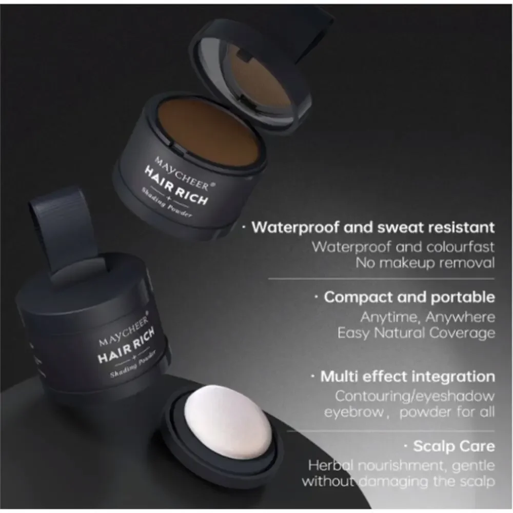 MAYCHEER Hairline Powder: Ultimate Shadow Filler Tool